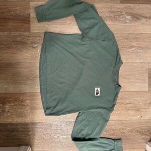 The North Face Olive Green Logo Tee